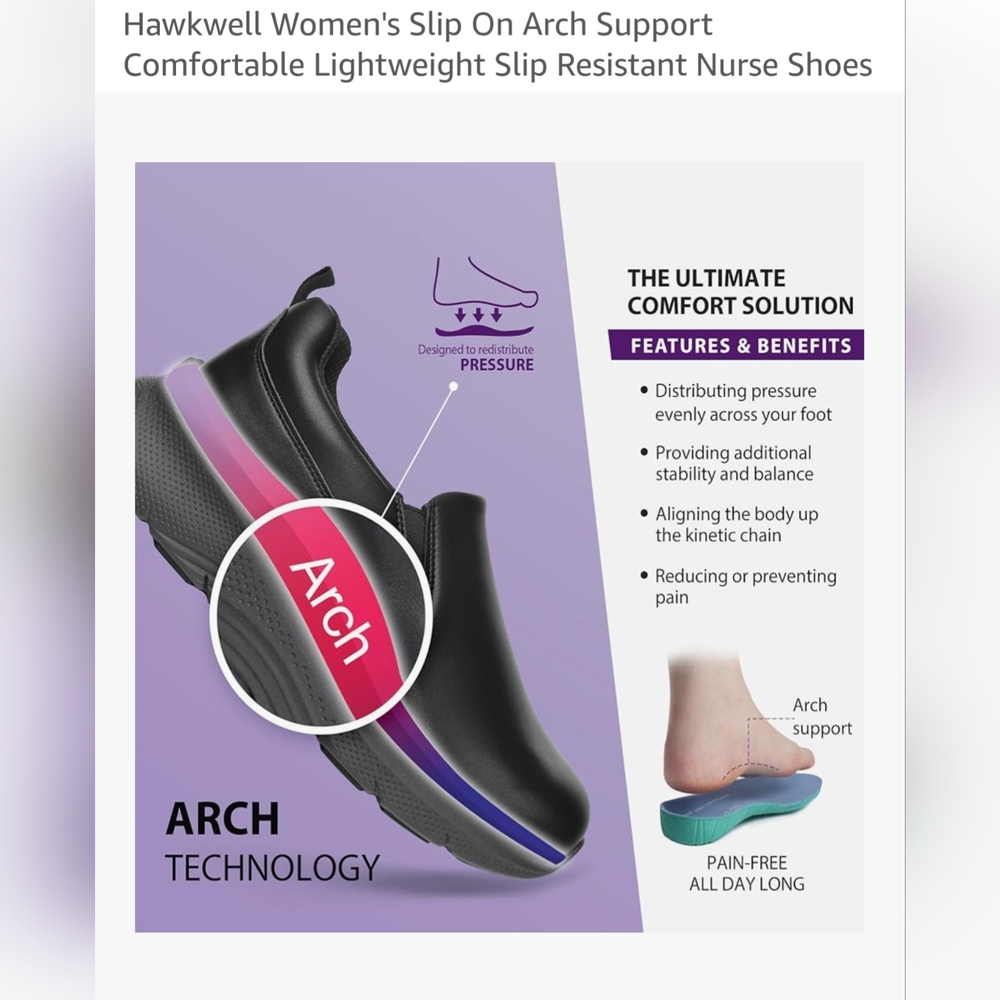 Black Non Slip Shoes - Picture 3 of 3